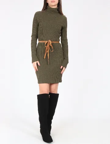 Rochie medie Zara, kaki Verde