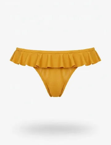 Chilot de  baie Oysho, mustar Galben