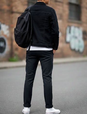 Pantaloni Zara, gri inchis