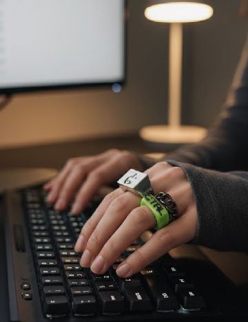 Set Inele 3 bucati Zara, mix culori