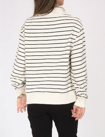 Bluza Zara, alb/negru