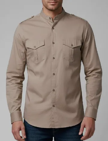 Camasa Zara, bej Crem