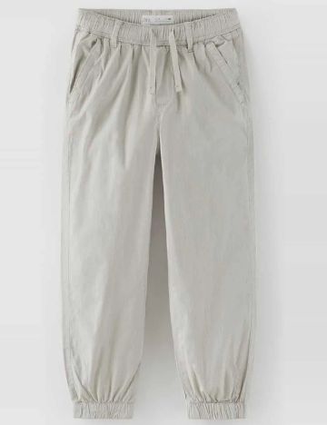 Pantaloni Zara, gri deschis