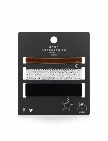 Set chockere 3 bucati Zara, mix culori