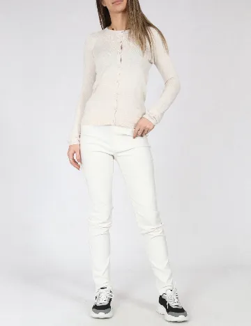 Cardigan Zara, bej Crem