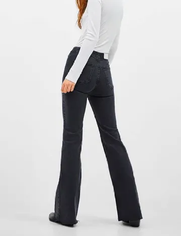 Blugi Bershka, gri inchis