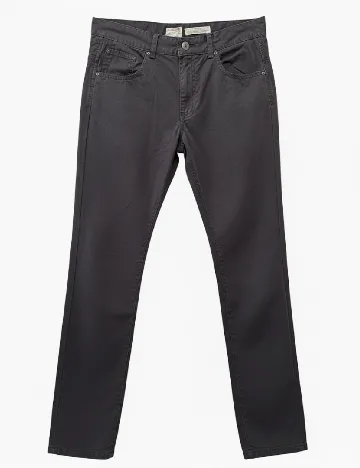 Pantaloni Zara, gri inchis Gri