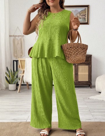 Compleu SHEIN CURVE, verde