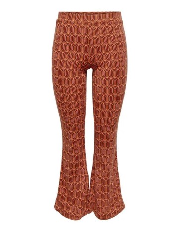 Pantaloni Only Carmakoma, portocaliu