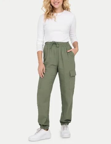 Pantaloni Only, verde