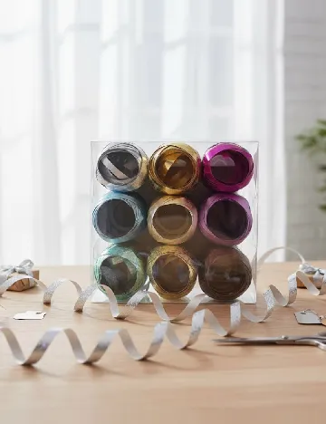 Set panglica decorativa Design Group, mix culori Mix culori