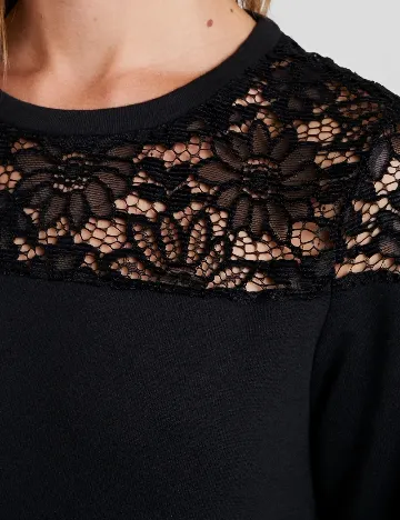 Rochie scurta Only Carmakoma, negru Negru