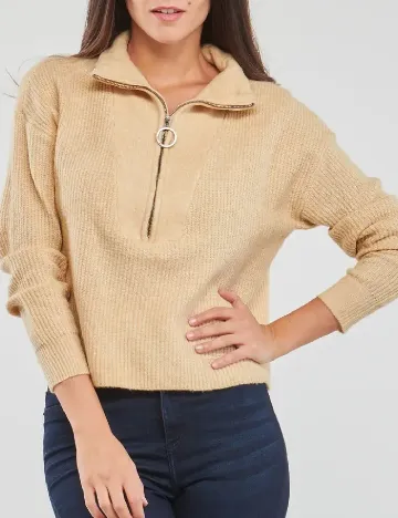 Pulover Noisy May, crem Crem