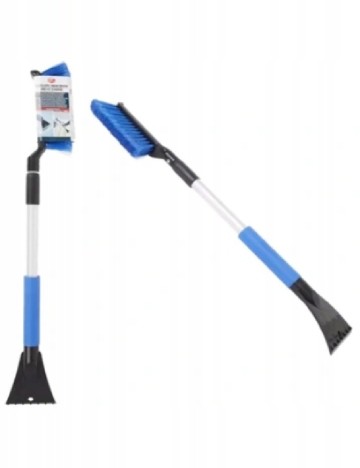 Racleta telescopica pentru gheata cu perie de zapada Valma, mix culori