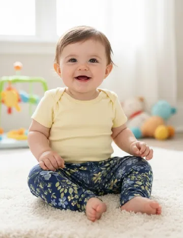 Pantaloni Zara, albastru