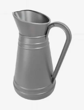 Ulcior de plastic, 5 litri, gri Gri