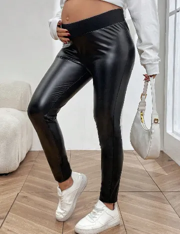 Pantaloni SHEIN Maternity, negru