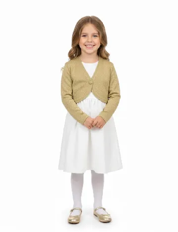 Cardigan Zara, auriu Galben