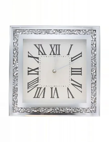 Ceas de perete Zd Trading, argintiu Gri