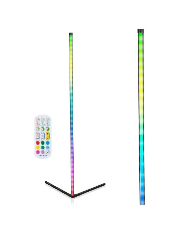 Lampă de colț LED RGB cu senzor muzical Grundig, mix culori