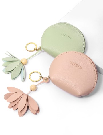 Mini portofel SHEIN, verde