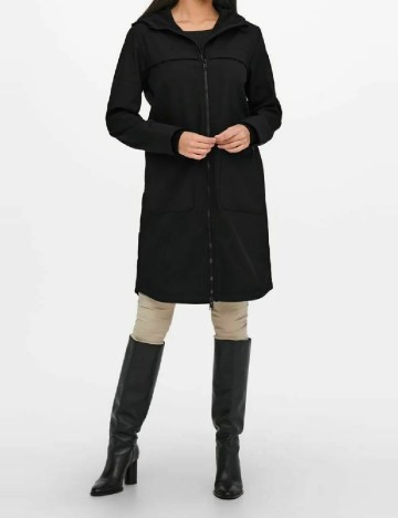 Geaca impermeabila Jacqueline de Yong, negru