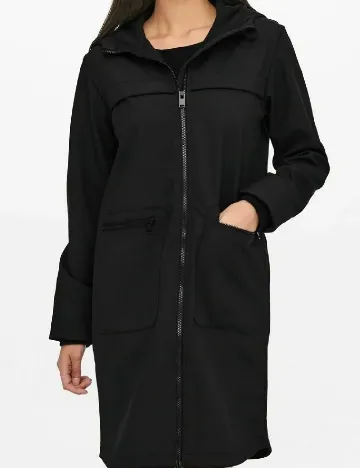 Geaca impermeabila Jacqueline de Yong, negru Negru