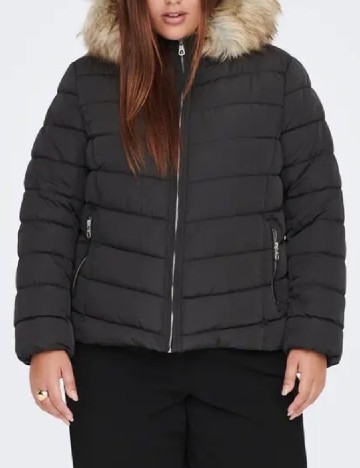 Geaca Only Carmakoma, negru