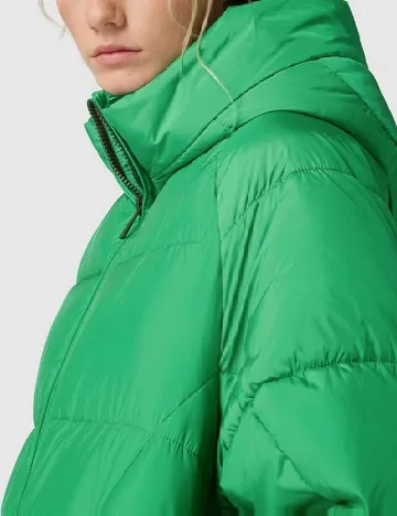 Geaca Only Carmakoma, verde