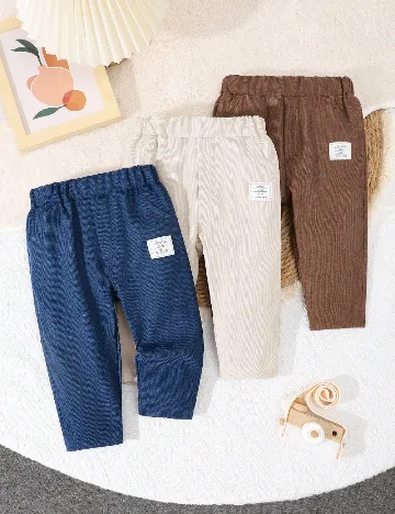 Set pantaloni 3 perechi Shein Kids, mix culori Mix culori