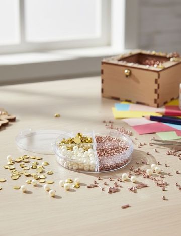 Decoratiuni artizanale Hobby Flora, mix culori