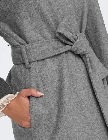 Palton Only, gri Gri