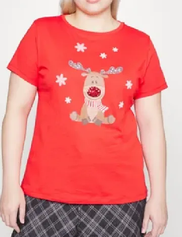 Tricou Only Carmakoma, rosu Rosu