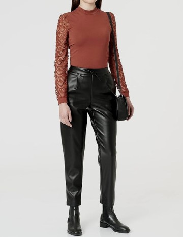 Bluza Only Carmakoma, caramiziu