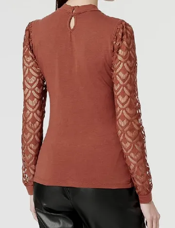 Bluza Only Carmakoma, caramiziu Maro