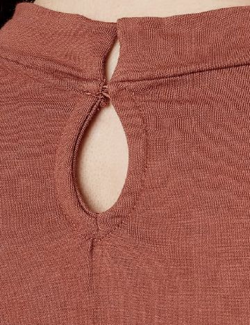 Bluza Only Carmakoma, caramiziu