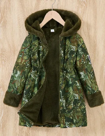 Geaca Shein Kids, verde Verde