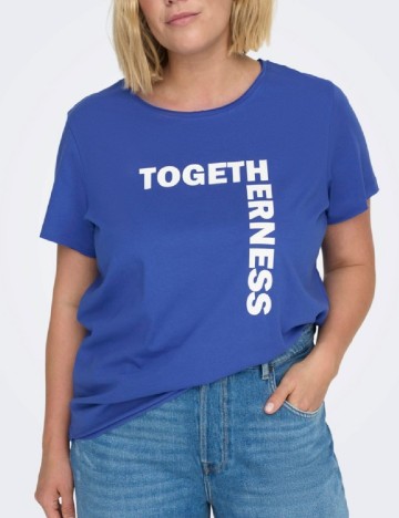 Tricou Only Carmakoma, albastru