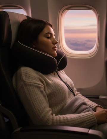 Perna de gat pentru calatorie ACTION, negru