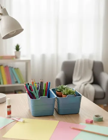 Set organizatoare 2 bucati STARPLAST, albastru