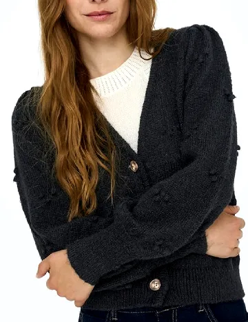Cardigan Jacqueline de Yong, negru Negru