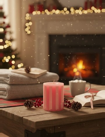 Lumanare decorativa AVEC, roz