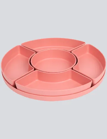 Platou pentru servire, roz