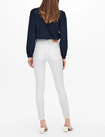 Blugi Jacqueline de Yong, alb