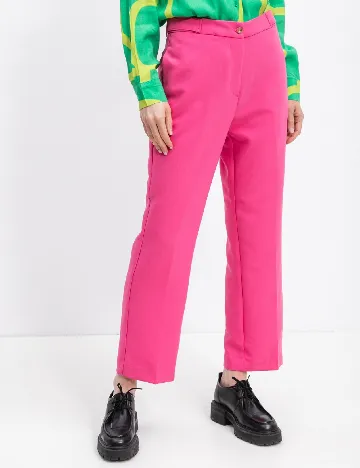 Pantaloni Only, roz Roz