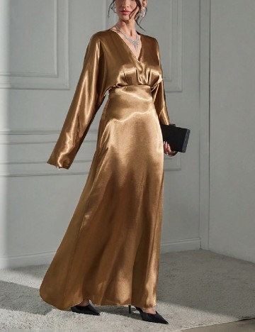 Rochie lunga SHEIN, maro