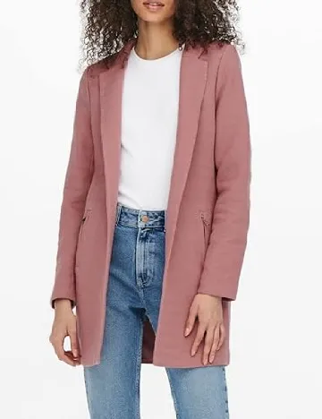 Blazer Only, roz pudra Roz