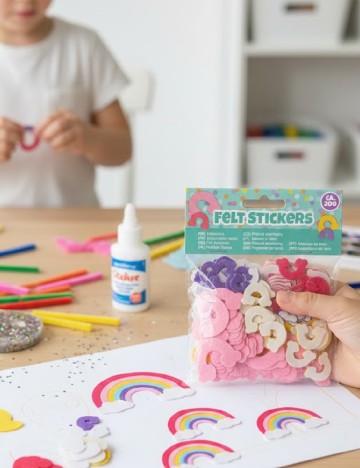 Set stickere autocolante ACTION, mix culori