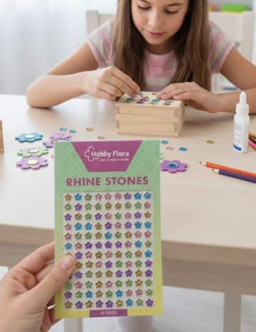 Set strasuri Hobby Flora, mix culori