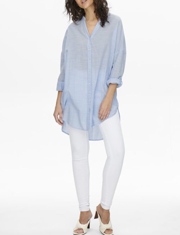 Camasa Jacqueline de Yong, bleu